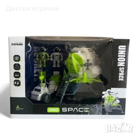 Детски игрален космически кораб с астронавти, със светлини , снимка 7 - Образователни игри - 53102147