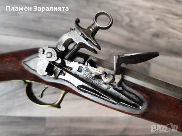 Кремъчна пушка автентична 18 Век уникат, снимка 4 - Антикварни и старинни предмети - 52586098