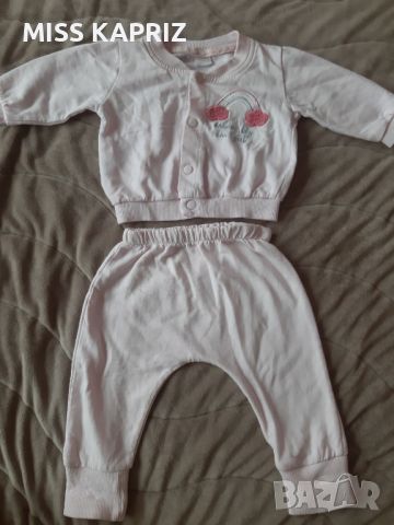 Бебешки комплект за момиче 3-6м, снимка 1 - Комплекти за бебе - 45766996