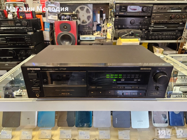 Касетен дек Pioneer CT-229 В отлично техническо и визуално състояние., снимка 2 - Декове - 52691950