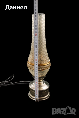 Стара настолна лампа, снимка 2 - Антикварни и старинни предмети - 53661643