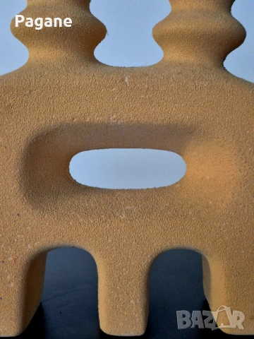 Ретро керамичен свещник  Соц Арт , снимка 3 - Антикварни и старинни предмети - 53293696