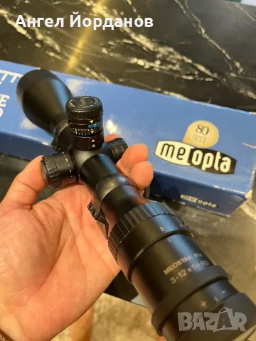 Оптика Оптика Meopta R1 3-12x56, скала 4С със светеща точка. Балистичен тумблер за 3 дистанции., снимка 1 - Оборудване и аксесоари за оръжия - 46885947