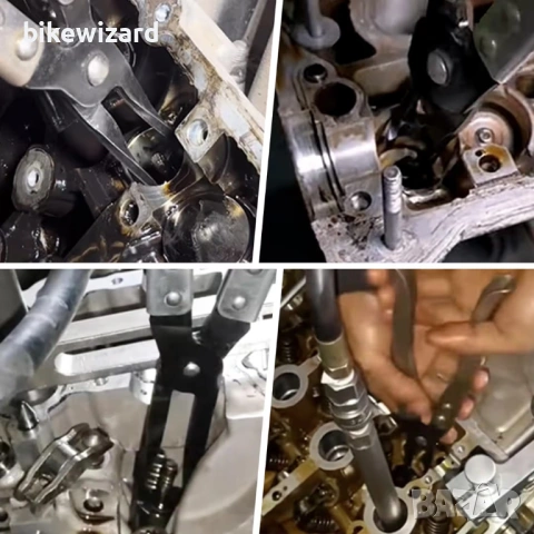 Инструмент за отстраняване на семеринги на клапани Универсални клещи за автомобили и мотоциклети НОВ, снимка 5 - Други инструменти - 53639536