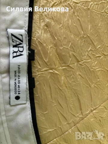 Дамски панталони ZARA, снимка 6 - Панталони - 52434597