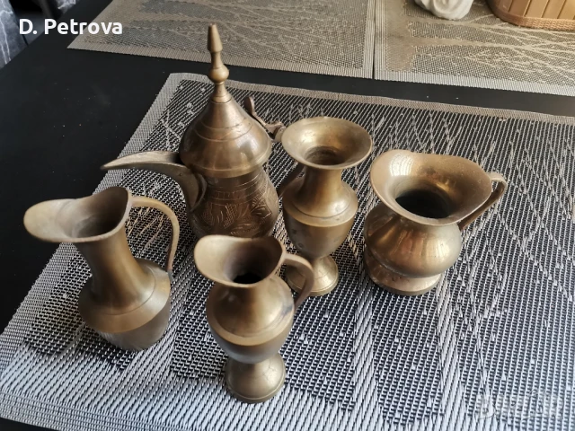 Лот месингови канчета 