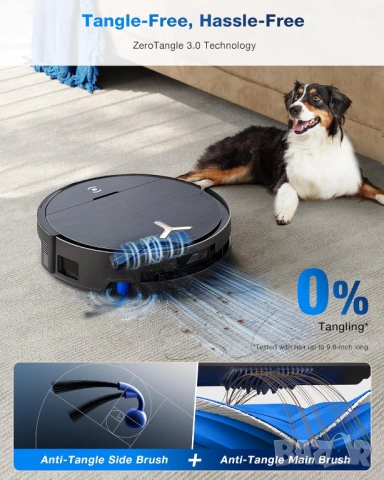 Прахосмукачка Робот + Автоматична Станция ECOVACS Deebot X9 Pro OMNI за Сухо и Мокро, 16600Pa, AI!, снимка 4 - Прахосмукачки - 54170972