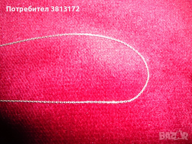 сребърен синджир, снимка 3 - Колиета, медальони, синджири - 50326059