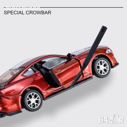 4744 Ford Mustang GT 1:24 – Луксозен Метален Модел с Отварящи се Елементи, снимка 4 - Коли, камиони, мотори, писти - 53810453