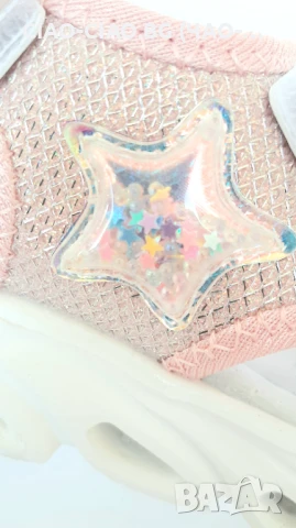 *СВЕТЕЩИ* Сандали за момиче, Розови, №24-29, снимка 5 - Детски сандали и чехли - 50889972