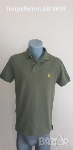 POLO Ralph Lauren Pique Cotton Custom Slim Fit Mens Size S НОВО!ОРИГИНАЛ! Мъжка Тениска!, снимка 10 - Тениски - 53922845