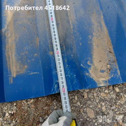 Двустранно боядисана втора употреба гофрирана ламарина за покрив, снимка 2 - Строителни материали - 51947436