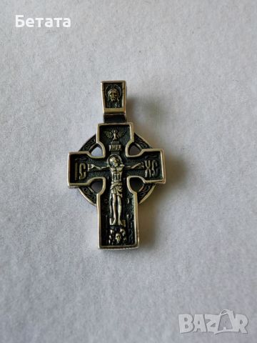 Православен кръст, сребърен кръст, кръст от сребро, сребро, сребро проба 925, снимка 1 - Колиета, медальони, синджири - 45776877