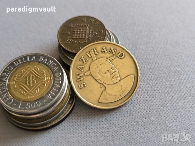 Монета - Свазиленд - 5 емалангени | 1996г., снимка 2 - Нумизматика и бонистика - 52788264