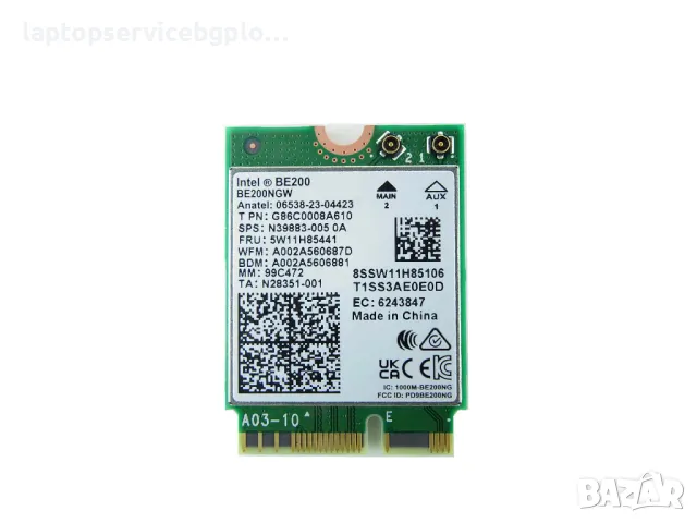 Wifi 7 Intel BE200NGW WiFi Card Intel BE200 Wireless Module 6GHz Tri-Band Network Card Bluetooth 5.4, снимка 3 - Други - 49860852