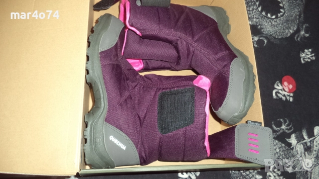 Продавам почти нови детски непромокаеми QUECHUA ботуши  -   38 номер, снимка 13 - Детски боти и ботуши - 52897388