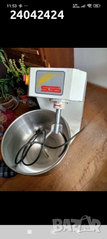 Тестомесачка-Тестобъркачка 20л, снимка 4 - Обзавеждане на кухня - 52677588
