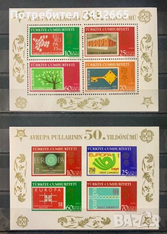 2079. Турция 2005 ~ “ Пощи и филателия. 50 год. Europa stamps.”, MNH, **, снимка 1 - Филателия - 45578933