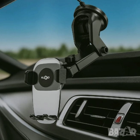 Вакуум стойка за телефон за кола – универсален модел, снимка 6 - Други стоки за дома - 51897280