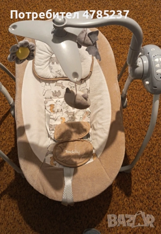 Електрическа люлка за бебета, снимка 2 - Детски люлки - 54151843