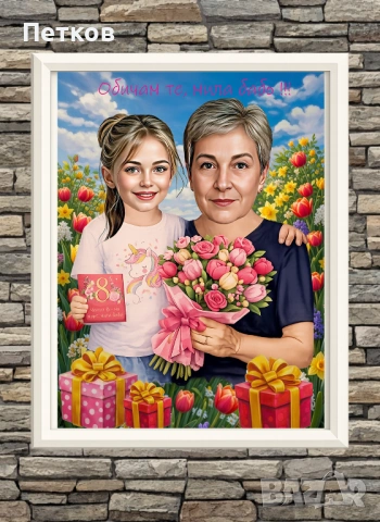 Карикатура по снимка! Уникален подарък за любим човек!, снимка 4 - Картини - 52379727