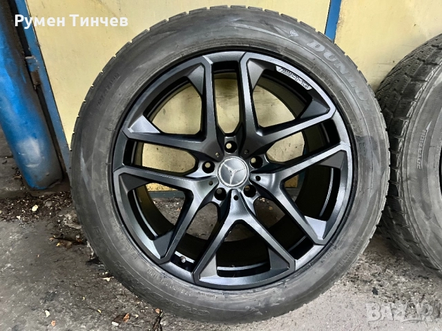 Оригинални джанти от Мерцедес G Klassa 21ц с зимни гуми, снимка 2 - Гуми и джанти - 51915508
