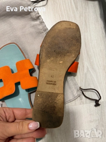 Hermes Oran дамски чехли 38, снимка 5 - Чехли - 53812102