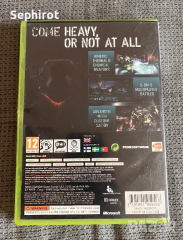 Armored Core V - PAL region за Xbox 360, снимка 2 - Игри за Xbox - 51340185
