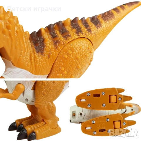 Интерактивна играчка, динозавър със звукови и светлинни ефекти, снимка 5 - Други - 52778050