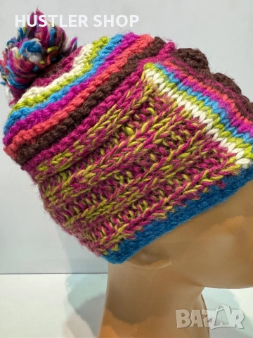 Дамска вълнена шапка SHANGRI-LA, снимка 2 - Шапки - 53405740