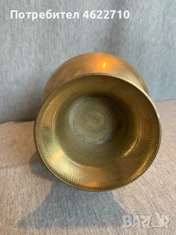  бронзова флорална ваза, снимка 4 - Антикварни и старинни предмети - 52976694