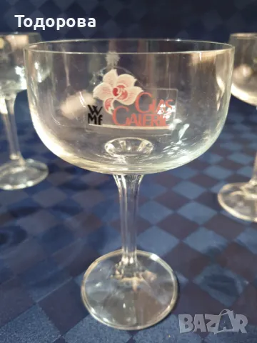 WMF - комплект кристални чаши за шампанско, снимка 2 - Сервизи - 49689565