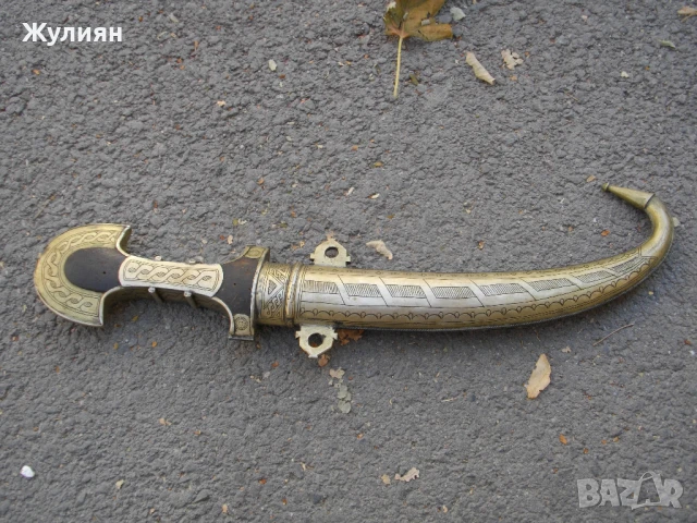 ГОЛЯМА КАМА НОЖ КУМАЯ ХАНДЖАР КОРТИК , снимка 3 - Антикварни и старинни предмети - 51308428