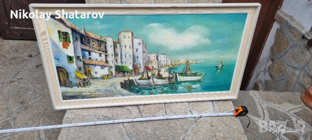 Стара картина. масло на фазер 