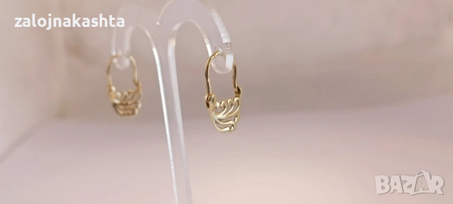 Нови-Златни обеци-1,15гр/14кр