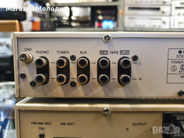 Усилвател Sanyo A 10 + тунер Sanyo T 10L В отлично техническо и визуално състояние., снимка 11 - Ресийвъри, усилватели, смесителни пултове - 51830733