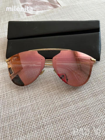 Страхотни очила Christian Dior с огледални розови стъкла, снимка 2 - Слънчеви и диоптрични очила - 50600109