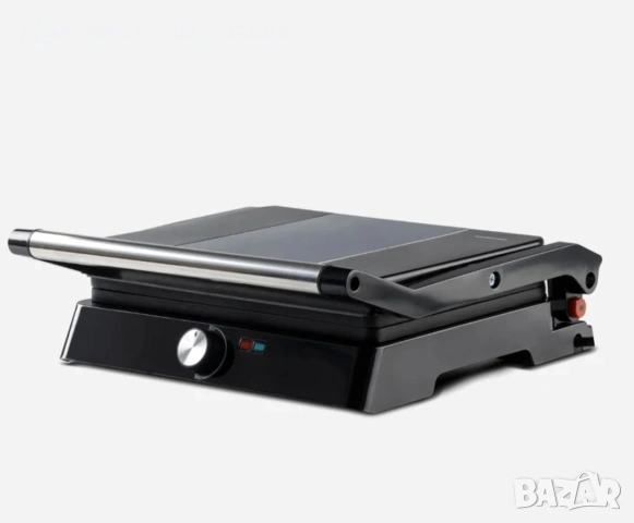 Електрическа скара и тостер с мощност 2200 W, регулатор на температурата, отваряне на 180º., снимка 4 - Скари - 54040915