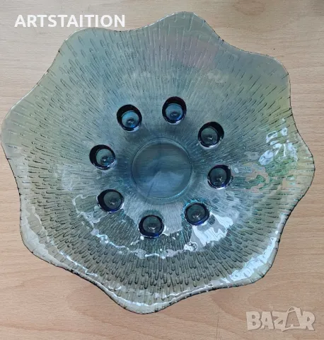 Стъклена фруктиера и каничка , снимка 2 - Аксесоари за кухня - 49830275