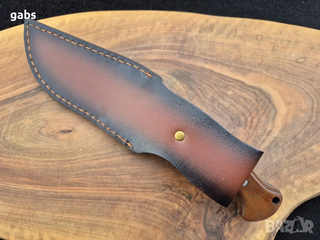 Ръчно изработен нож с кожена кания,LN403, снимка 9 - Ножове - 49020994