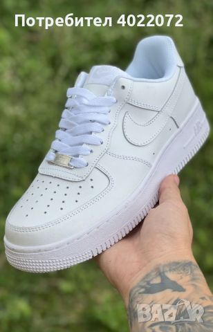 Бели маратонки Nike air force унисекс, снимка 1 - Маратонки - 46067245