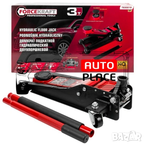 Нископрофилен крик 3 тона 85 – 430 мм ForceKraft