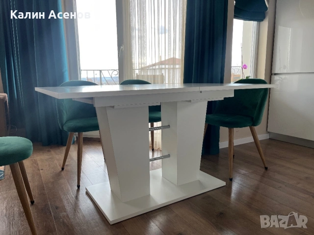 Разтегателна трапезна маса, снимка 3 - Маси - 53693821