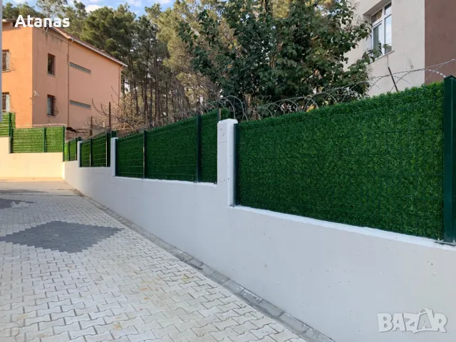 Garden fence / green wall / fake grass - Градински огради / Мрежи / dekorativni ogradni pana, снимка 7 - Огради и мрежи - 46913616