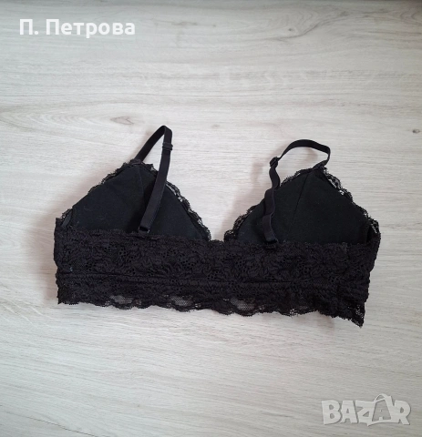 черен дантелен сутиен / бюстие House, снимка 2 - Бельо - 41904141