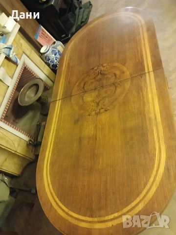 Дървена масивна маса , снимка 3 - Маси - 53623003