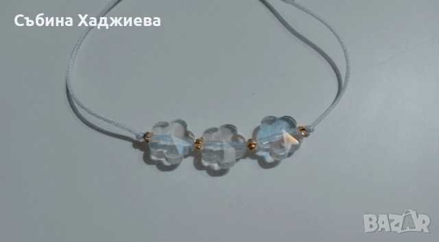 Червени кончета със сребърни и златни топчета, снимка 8 - Колиета, медальони, синджири - 51963898