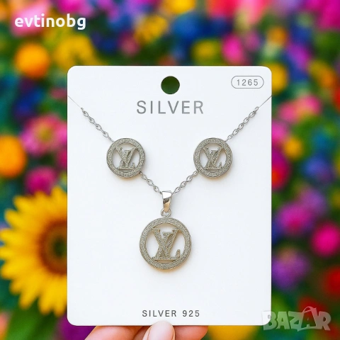 Изискан комплект бижута - Колие с обеци, снимка 5 - Колиета, медальони, синджири - 53843585