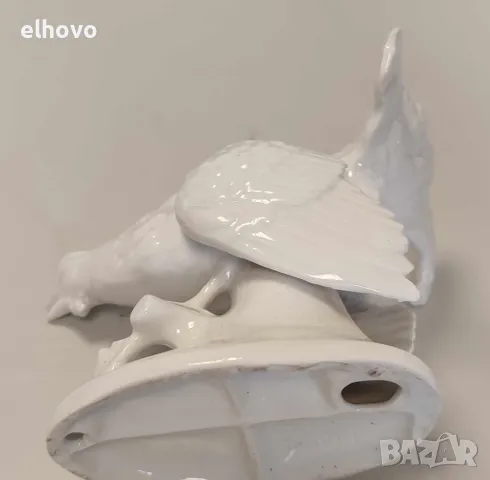 Порцеланова фигурка на глухар, снимка 2 - Антикварни и старинни предмети - 49630004