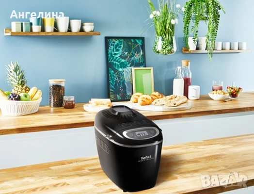 Хлебопекарна, Tefal PF611838, Bread Maker, 1600W, Load 750/1000/1500 g, 19 Programs, 3 Levels of fir, снимка 7 - Хлебопекарни - 51244656